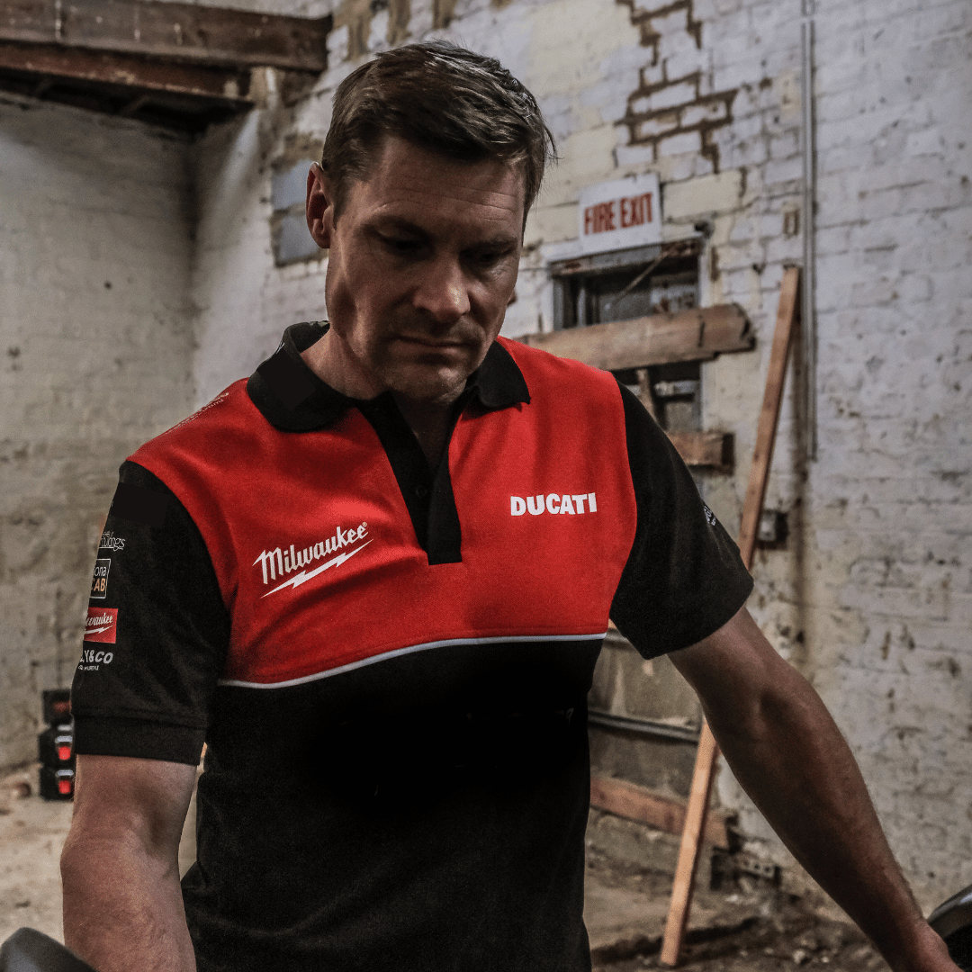 Milwaukee Tools® x DUCATI® Team-Wear Polo Shirt