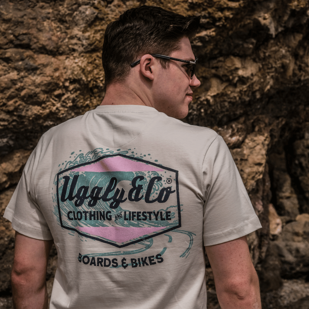 Soft-White Surf Diamond Tee