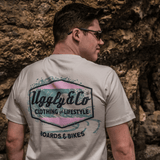 Soft-White Surf Diamond Tee