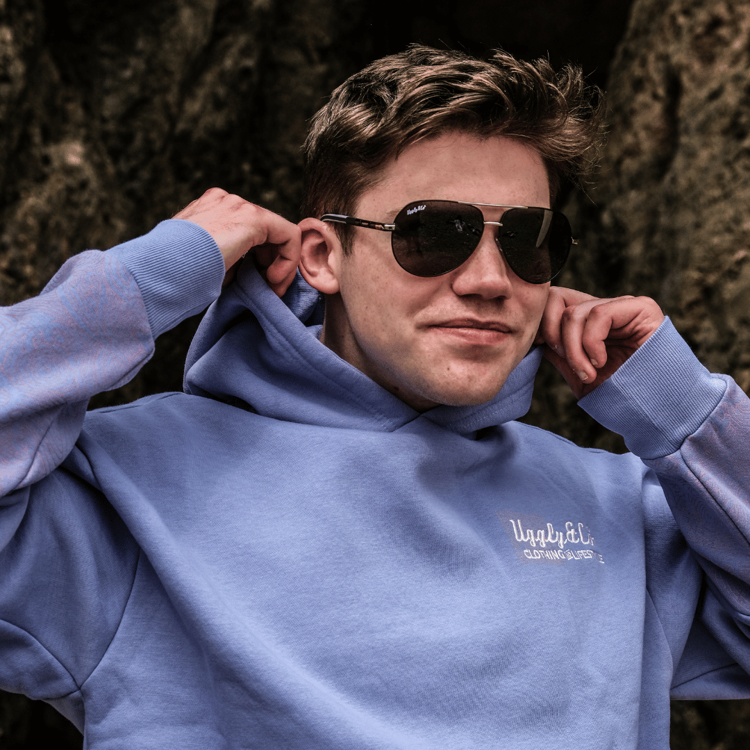 Purple Surf Diamond Hoodie