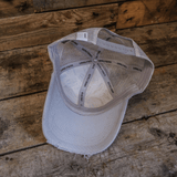 Silver & Grey Diamond Cap