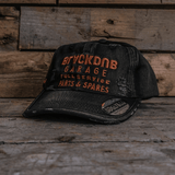 Black Parts & Spares Cap