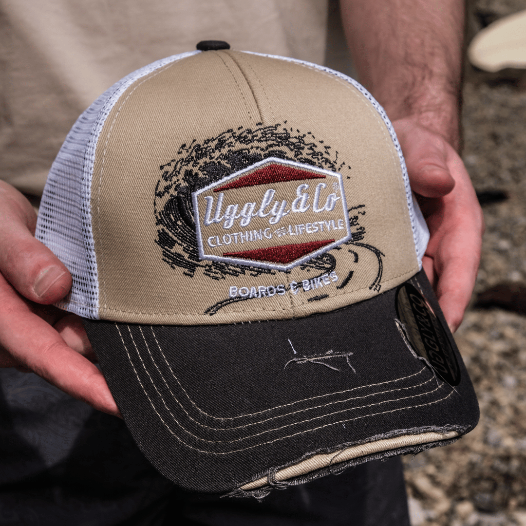 Beige Surf Diamond Cap