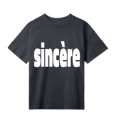 Sincère Womens Oversized Tee Black