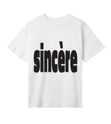 Sincère Womens Oversized Tee White