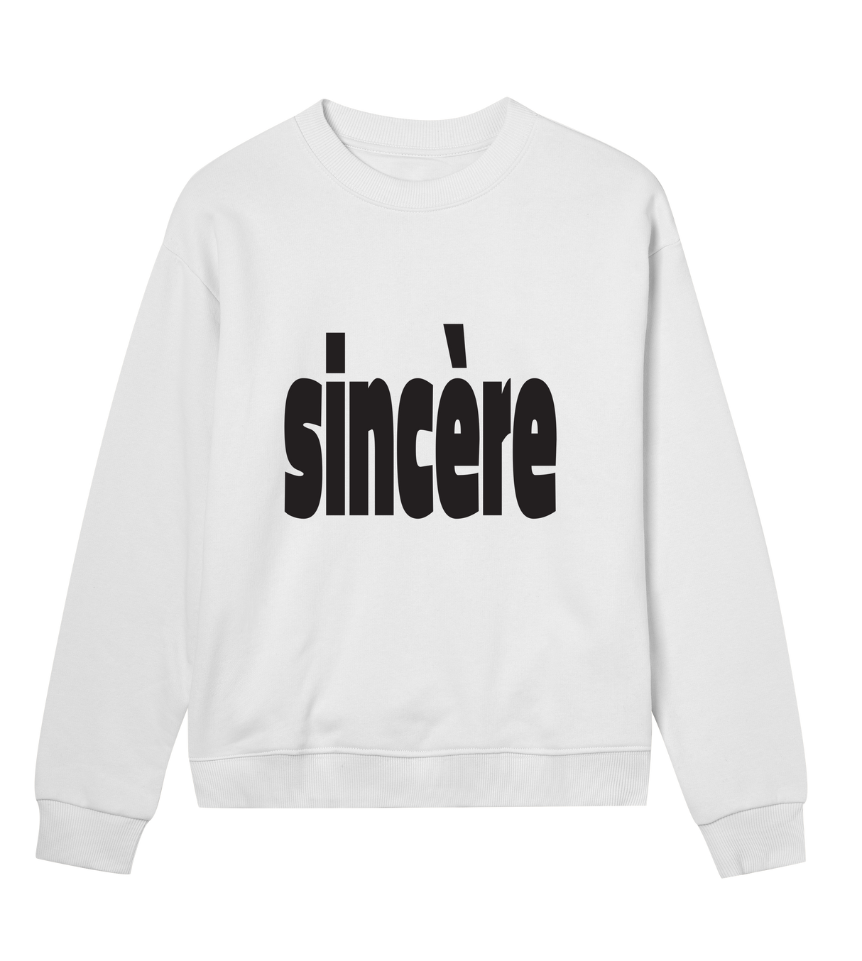 Sincère Womens Sweatshirt Black Type
