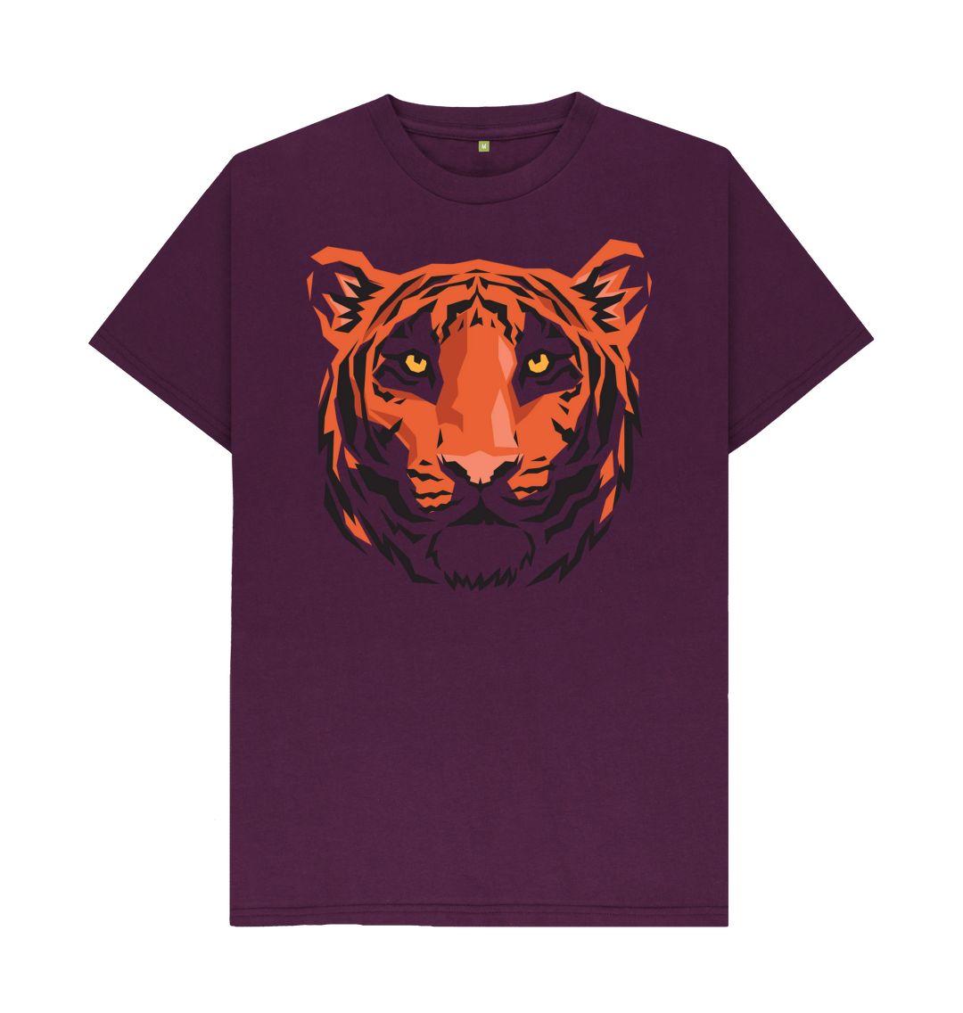 Unisex ‘Tiger Head’ Print T-Shirts