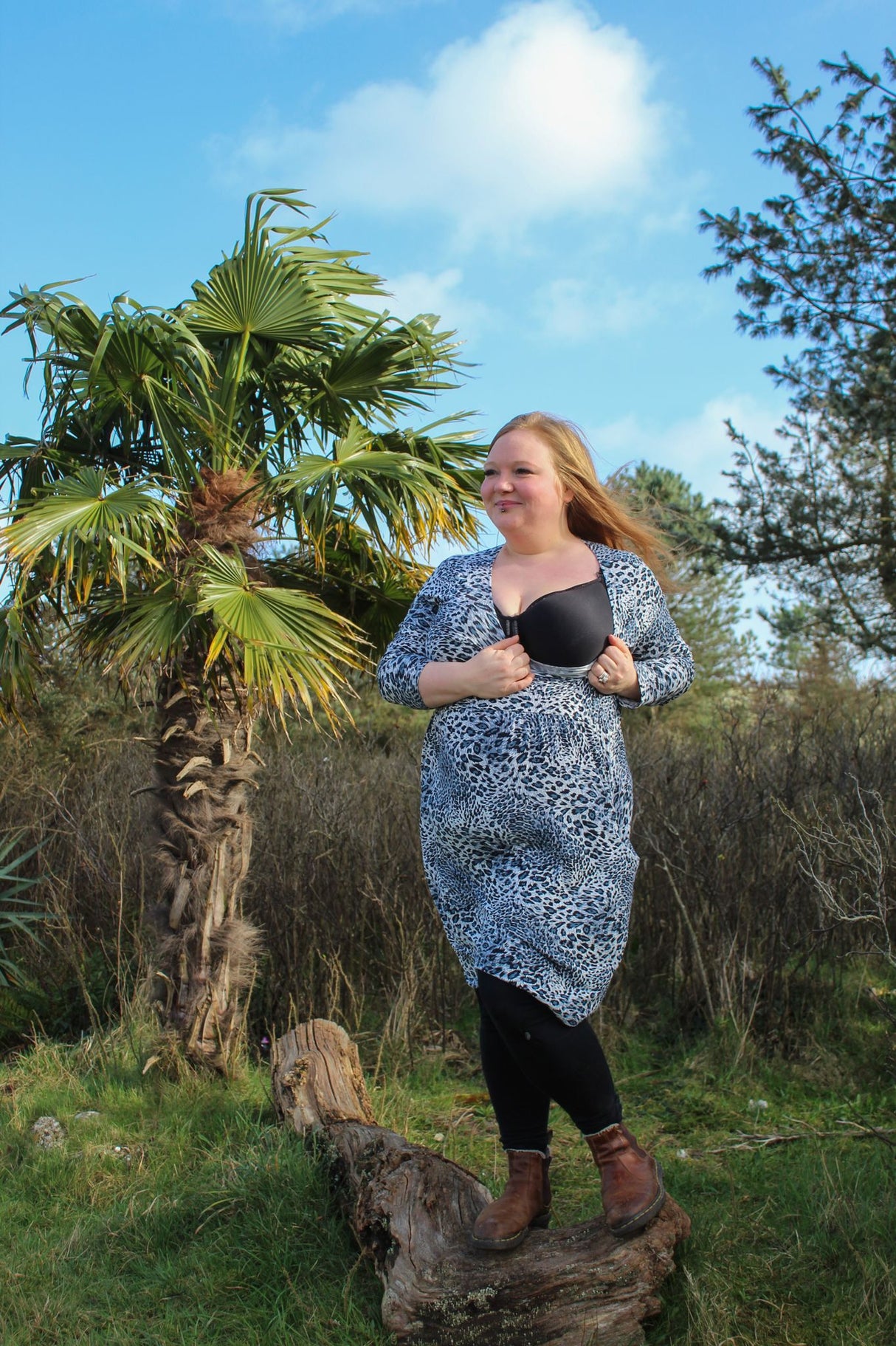 Petite Polly Leopard Dress