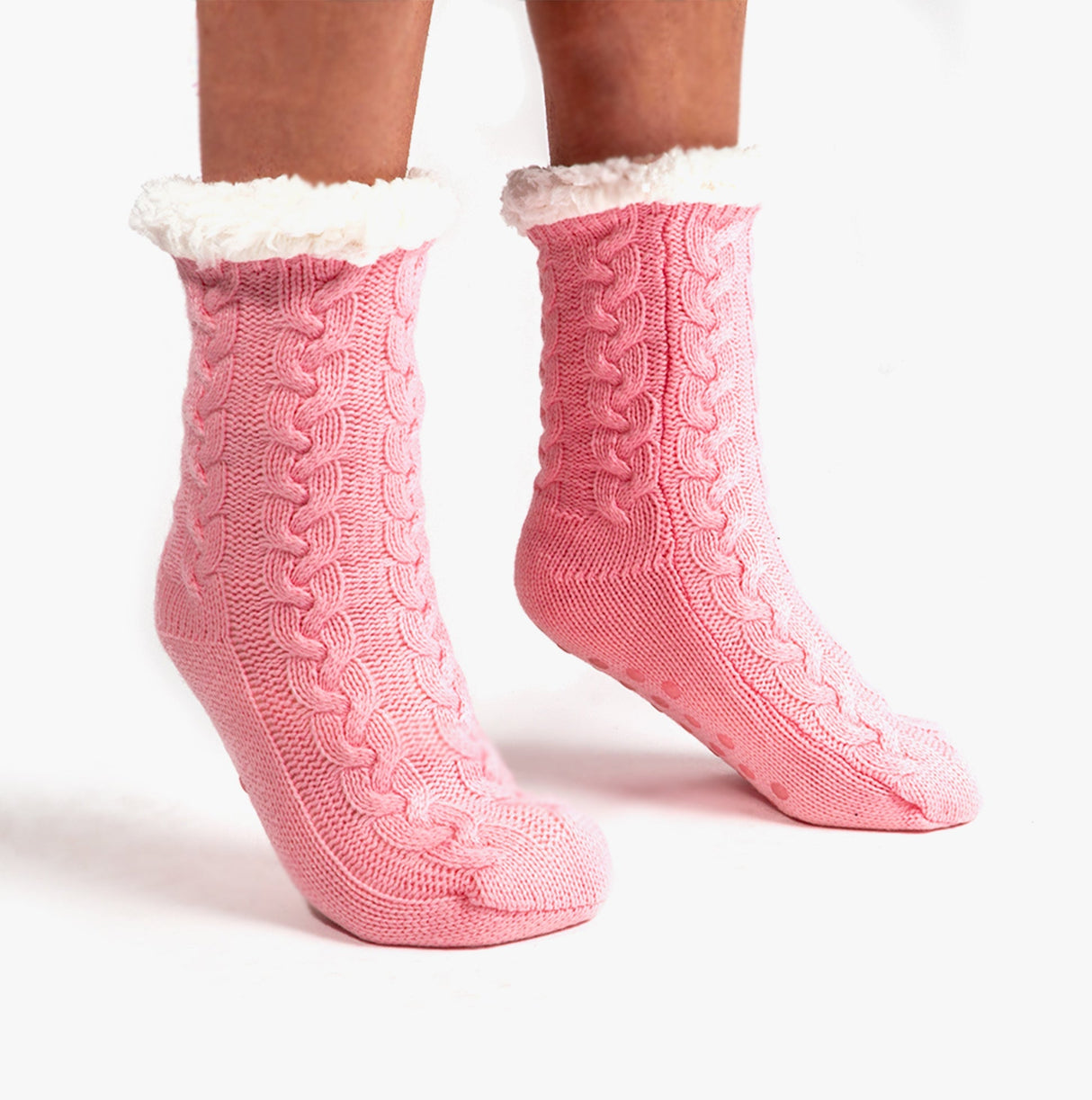 HOS Comfort MELLOW Womens Slipper Socks Pink