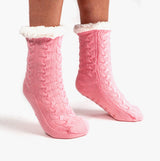 HOS Comfort MELLOW Womens Slipper Socks Pink