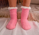 HOS Comfort MELLOW Womens Slipper Socks Pink