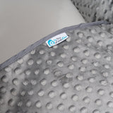 Pod Grey Dimple Moses Basket Bedding Set