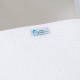 Pod White Waffle Moses Basket Bedding Set