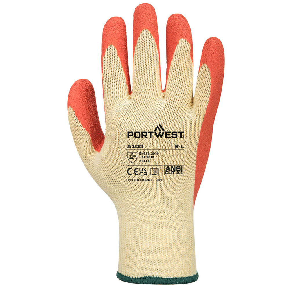 Portwest A100 Grip Glove - Latex