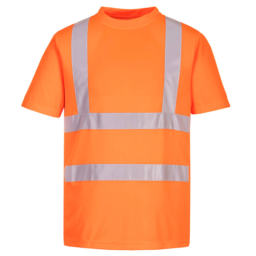 Portwest EC12 Eco Hi-Vis Wicking T-Shirt (6 Pack)