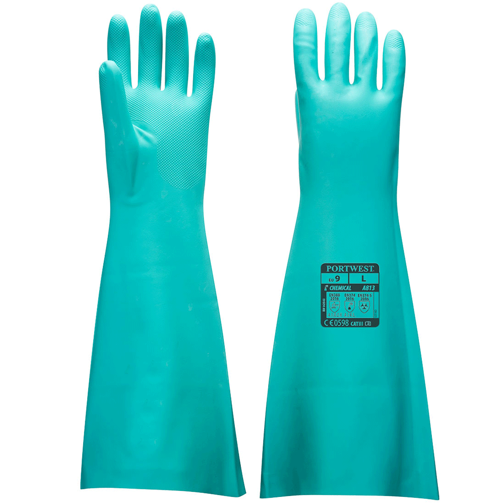 Portwest A2 Extended Length Nitrile Gauntlet