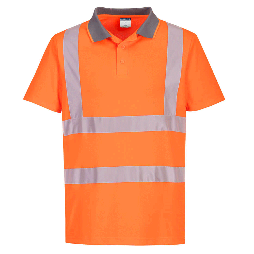 Portwest EC10 Eco Hi-Vis Polo Shirt (6 Pack)