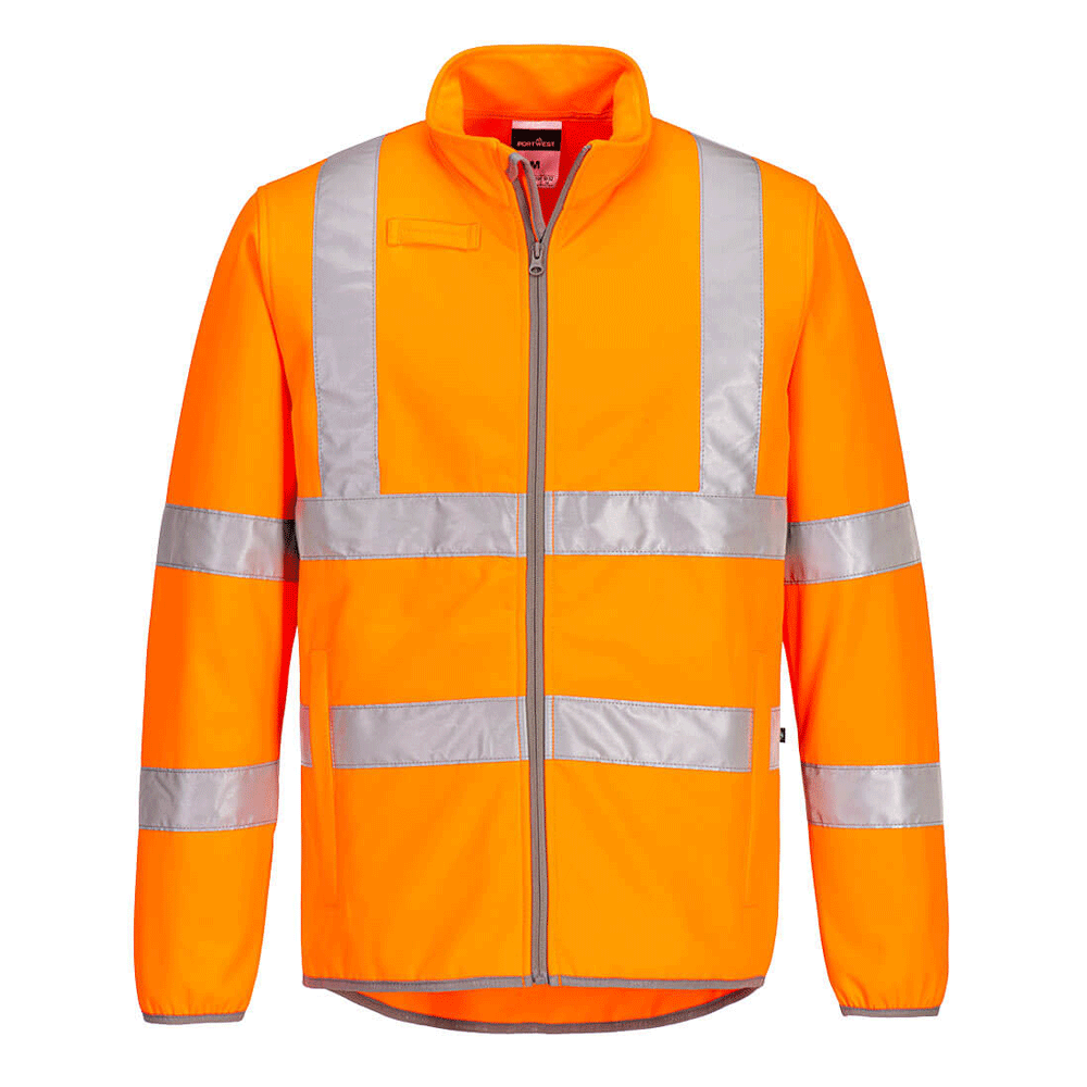 Portwest EC24 Eco Hi-Vis Water Resistant Softshell Jacket