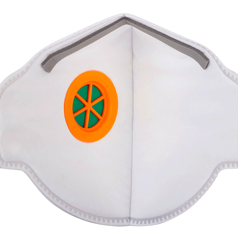 Portwest P153 FFP1 Valved Dolomite Fold Flat Respirator (Pack of 20)