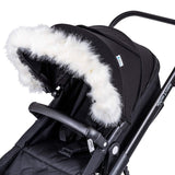 Pram Fur Hood Trim Attachment for Pushchair