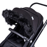 Pram Fur Hood Trim Attachment for Pushchair