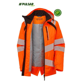 Pulsar Life LFE919 GRS Hi-Vis Waterproof Insulated Parka Jacket