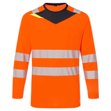 Portwest DX416 DX4 Hi-Vis Long Sleeve T-Shirt