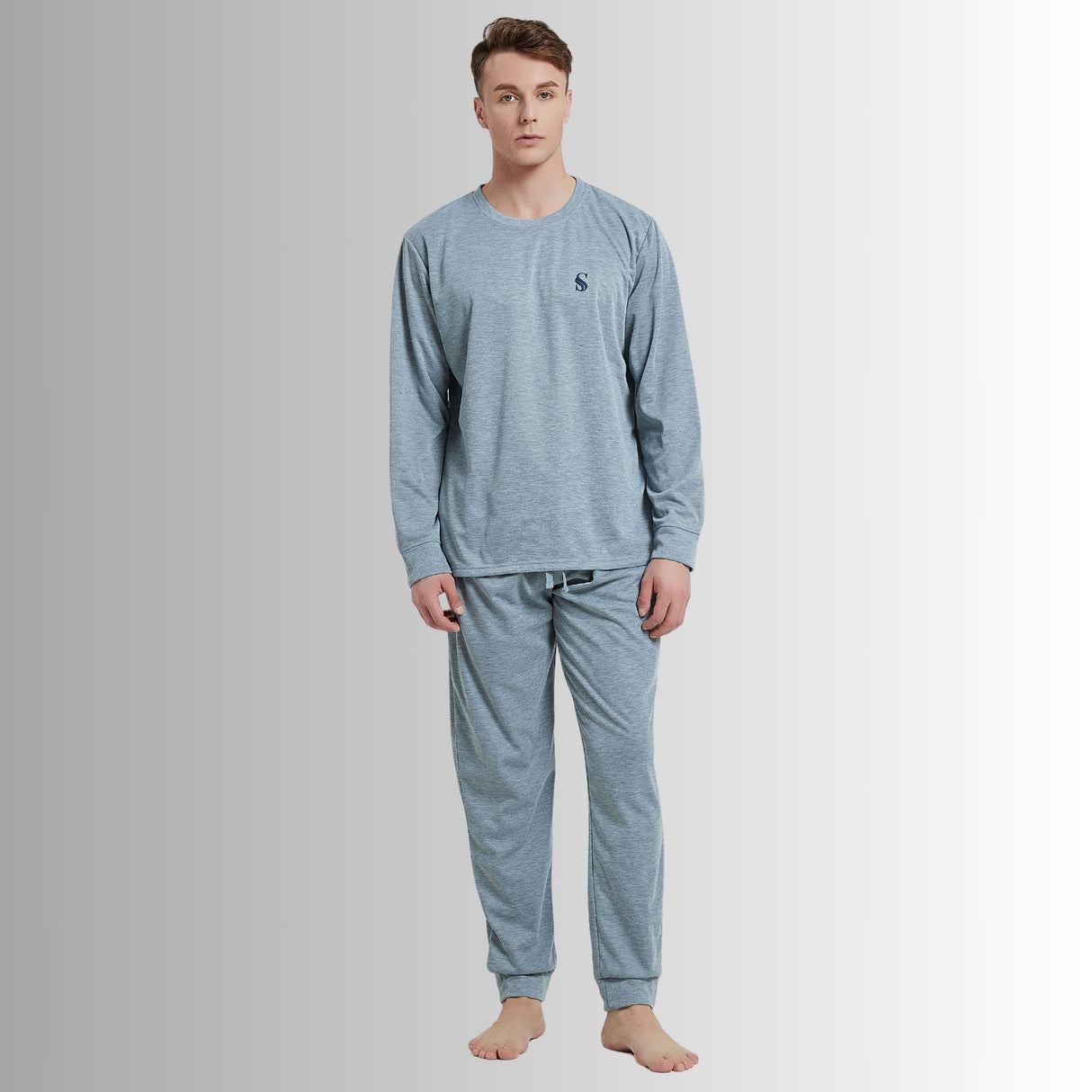 Ultimate Comfort Men's Pyjama Set with Siro Spinning Tech