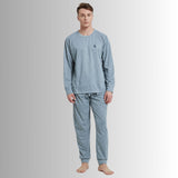 Ultimate Comfort Men's Pyjama Set with Siro Spinning Tech