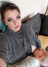 Rebecca Roll Neck Breastfeeding Jumper