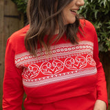 Red Breastfeeding Top