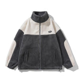 Retro Plaid Lambswool Turtleneck Jacket