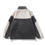 Retro Plaid Lambswool Turtleneck Jacket