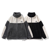 Retro Plaid Lambswool Turtleneck Jacket