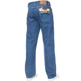 Mens Jeans Straight Leg Regular Fit Heavy Denim Trouser Pants All UK Waist Sizes