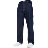 Mens Jeans Straight Leg Regular Fit Heavy Denim Trouser Pants All UK Waist Sizes
