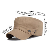 Mens Cap Army Hat Cadet Castro Military Patrol Baseball Autumn Hat Adjustable UK