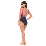 Women Tummy Control Monokini Swimming Costume Plus Size One Piece Beach Swimsuit