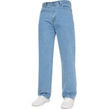 Mens Jeans Straight Leg Regular Fit Heavy Denim Trouser Pants All UK Waist Sizes