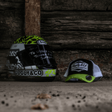 Yellow & White Diamond Cap