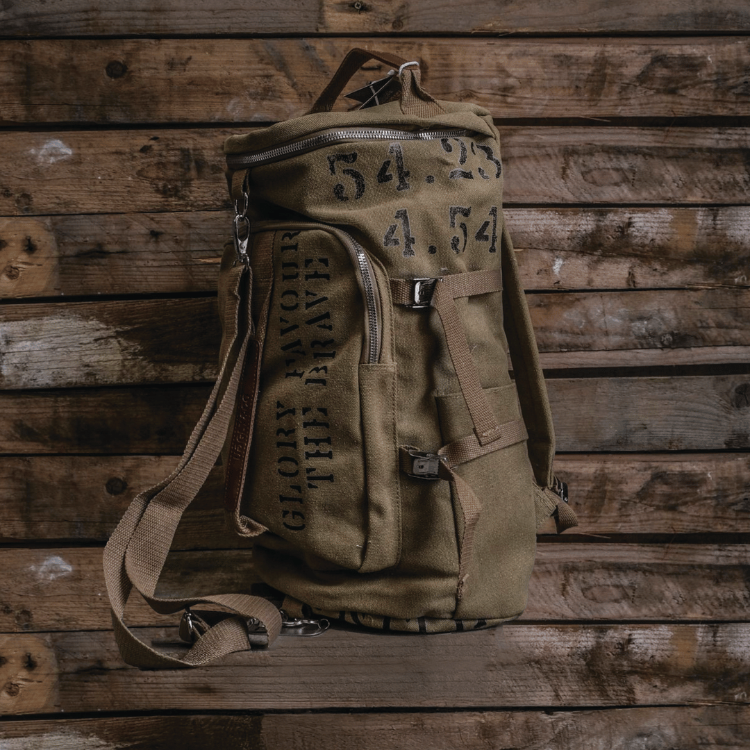 Beige 'Aviation' Duffle Bag