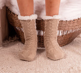 HOS Comfort MELLOW Womens Slipper Socks Beige