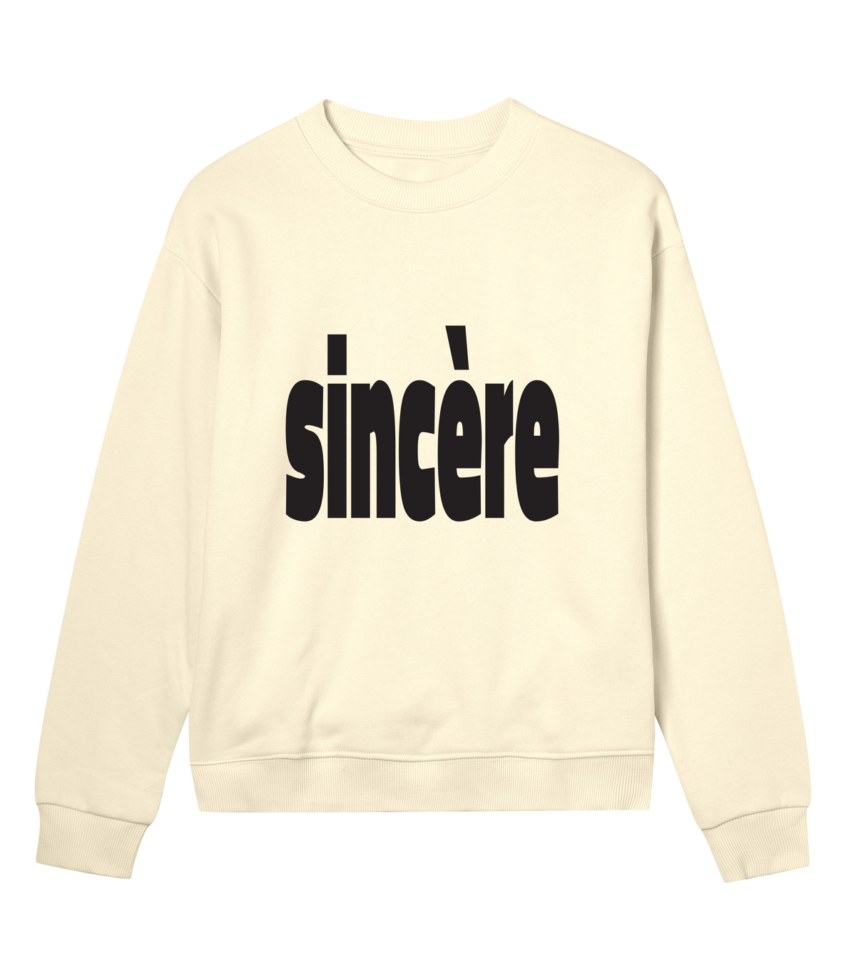 Sincère Womens Sweatshirt Black Type