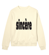 Sincère Womens Sweatshirt Black Type