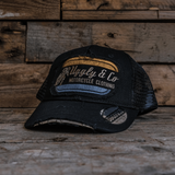 Black Flattrack Cap