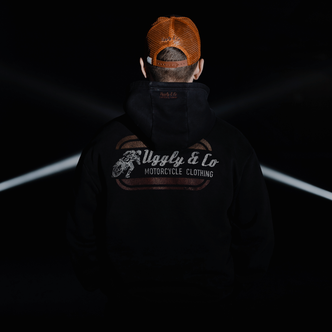 Black Flattrack Hoodie