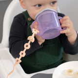 Squiggle Strap® 2pcs Antimicrobial Food Grade Silicone Toy Straps