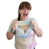 Tie Dye Breastfeeding Top