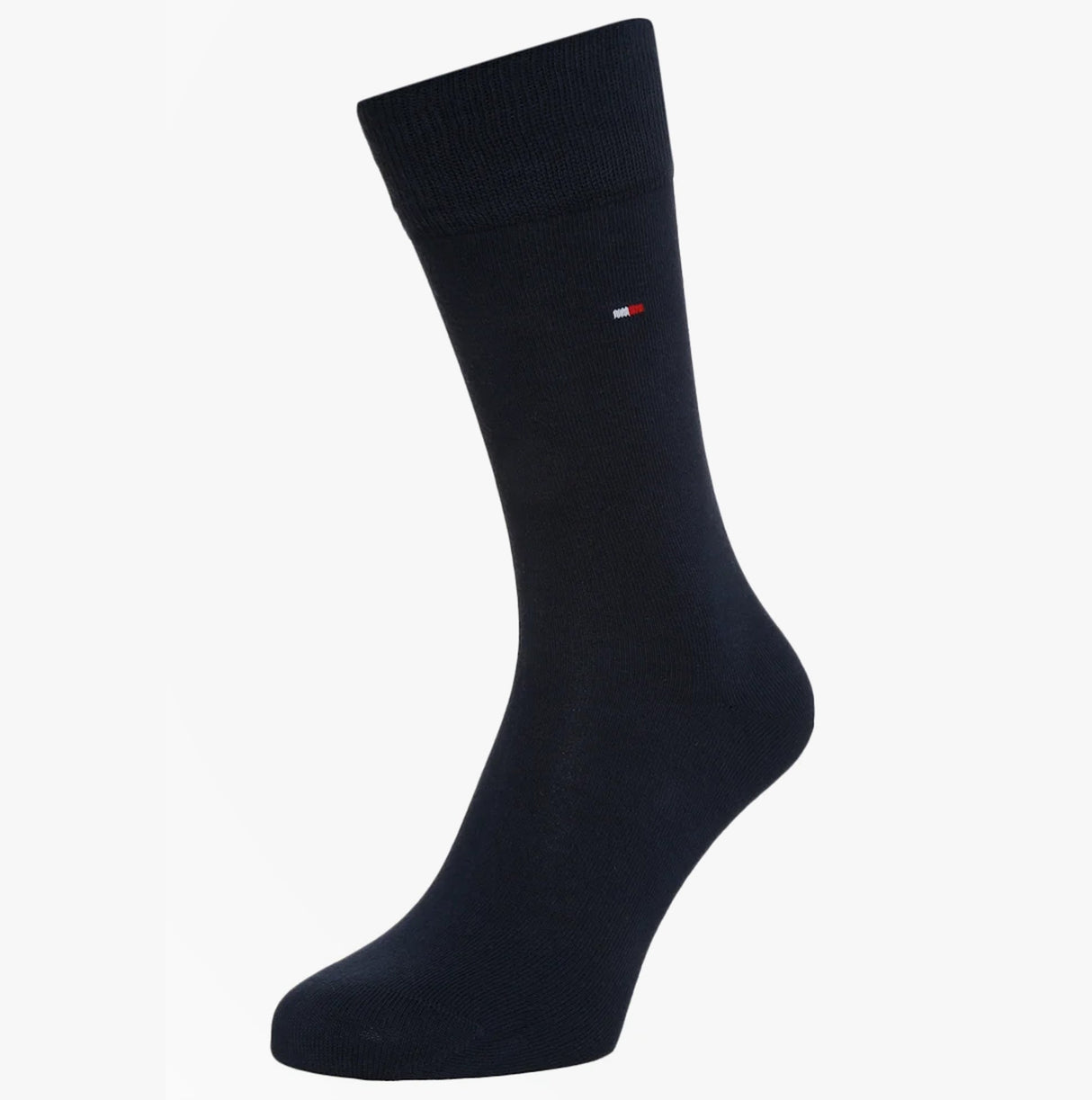 Tommy Hilfiger 2 Pack Mens Crew Classic Socks Red/Navy