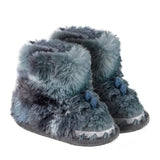Totes Toasties NOVELTY DINOS Kids Bootie Slippers Dino